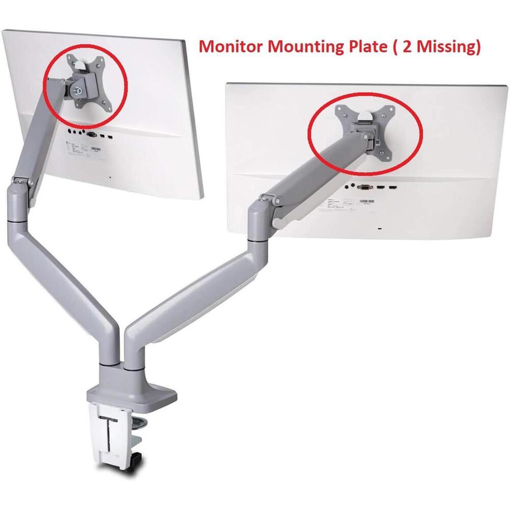 Kensington K55471WW Monitor Arm One Touch Height Adjustable , Grey